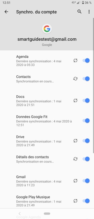 Vos contacts Google vont maintenant être synchronisés avec votre Xperia