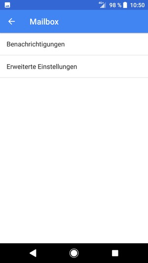 Wählen Sie Erweiterte Einstellungen