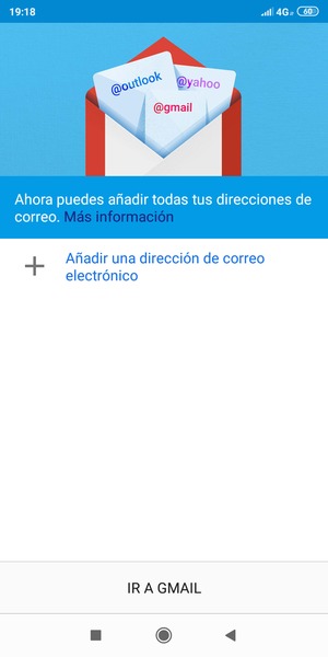 Seleccione Añadir una dirección de correo electrónico