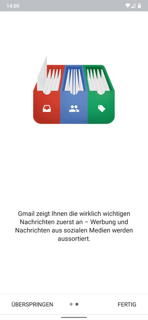 Wählen Sie FERTIG