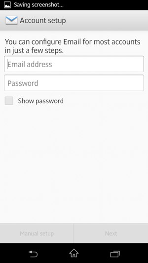 Enter your Email address and Password. Select Next