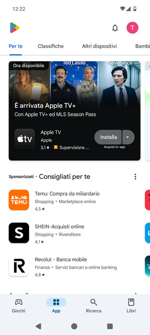 Seleziona Ricerca