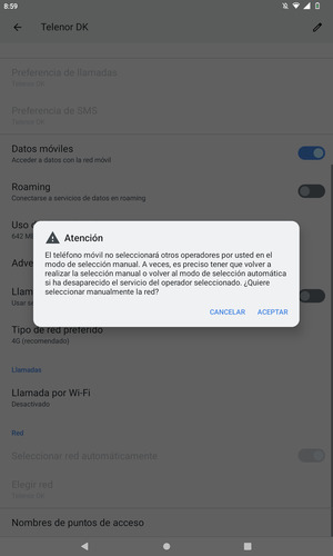 Seleccione ACEPTAR
