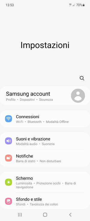 Seleziona Connessioni