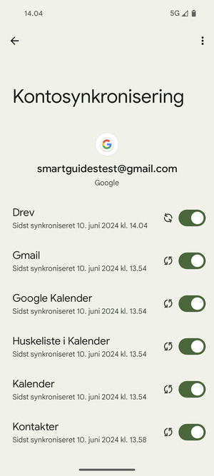 Vælg Menu-knappen