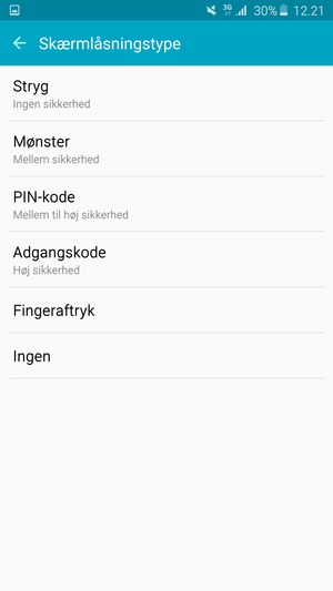 Vælg Mønster