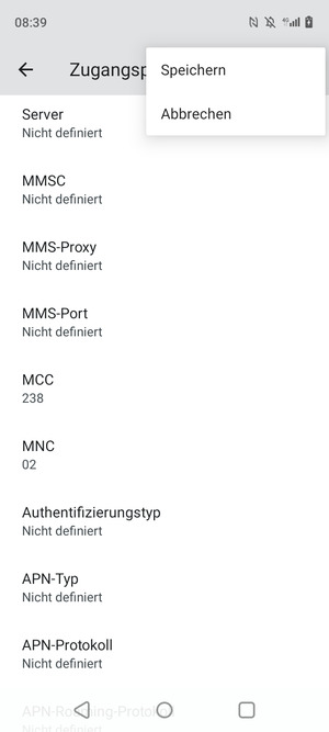 Wählen Sie Speichern
