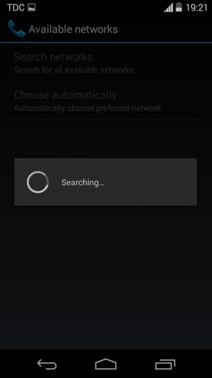 Wait for the search to finish