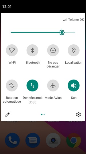 Régler la luminosité au niveau souhaité