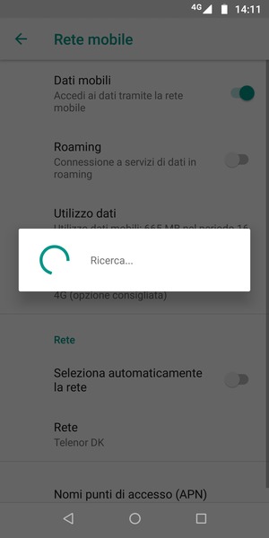 Attendi il completamento della ricerca