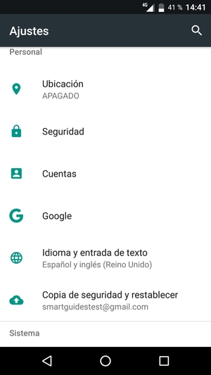 Para cambiar el PIN de la tarjeta SIM, vaya al menú Ajustes y seleccione Seguridad