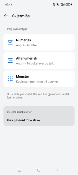 Velg Mønster