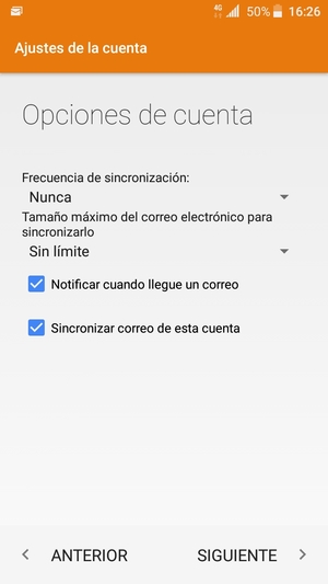 Seleccione SIGUIENTE