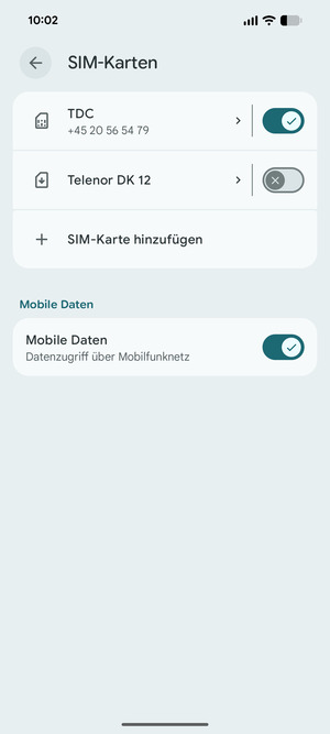 Schalten Sie Public ein