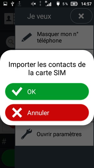 Sélectionnez OK