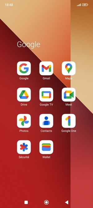 Sélectionnez Gmail