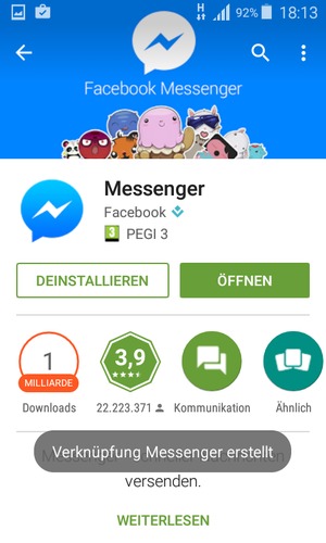 Wählen Sie ÖFFNEN