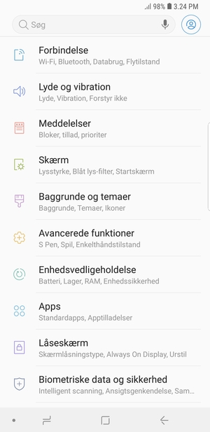 Vælg Forbindelse