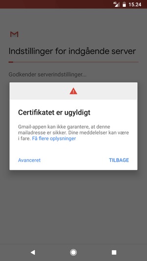 Vælg Avanceret