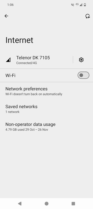 Turn on Wi-Fi