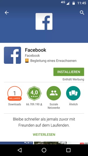 Wählen Sie INSTALLIEREN