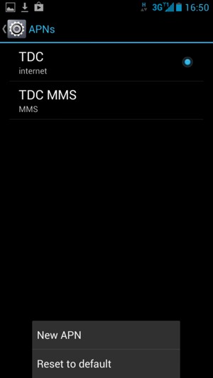 Select Reset to default