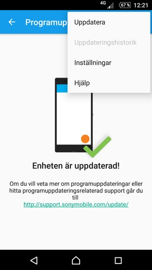 Välj Uppdatera