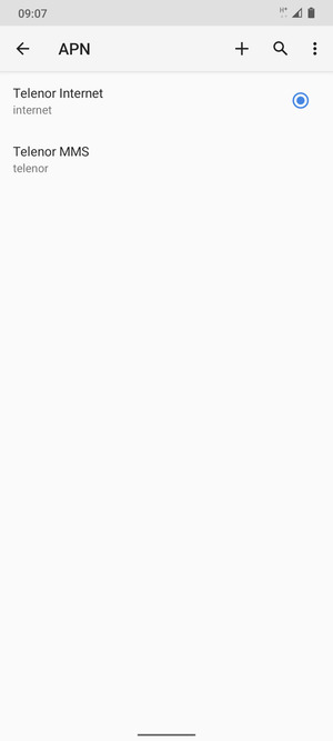 Telefonen din er konfigurert til MMS