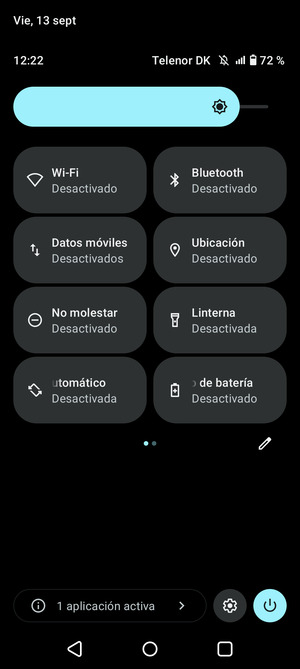 Ajuste el brillo al nivel requerido