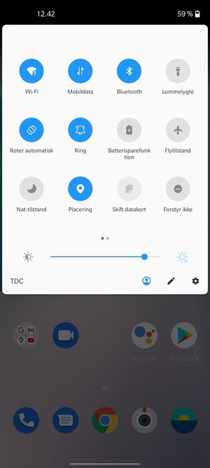 Slå Wi-Fi og Bluetooth fra