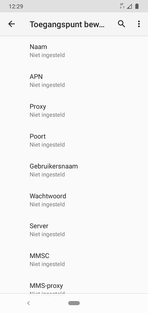 Voer mms-gegevens in