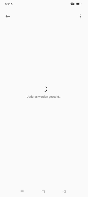 Warten Sie, bis die Suche abgeschlossen ist