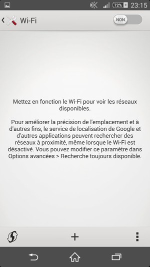 Activer le Wi-Fi