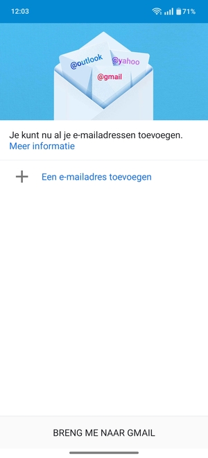 Selecteer Een e-mailadres toevoegen