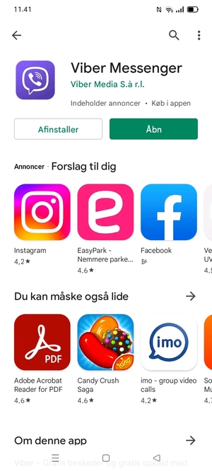 Vælg Åbn