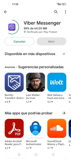 Espere a que el proceso de instalación finalice