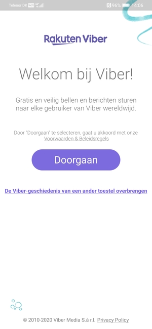 Uw app is klaar voor gebruik