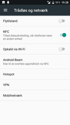 Vælg Mobilnetværk