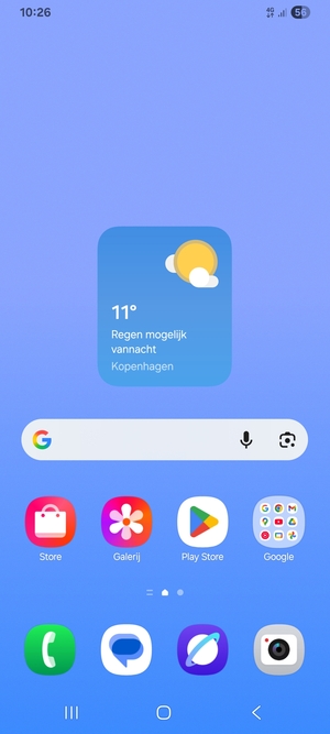 Selecteer Google
