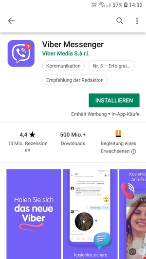 Wählen Sie INSTALLIEREN
