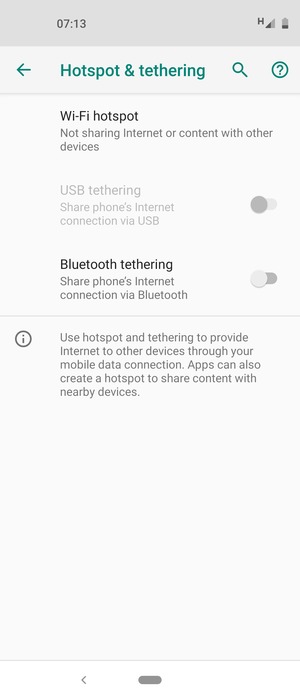 Select Wi-Fi hotspot