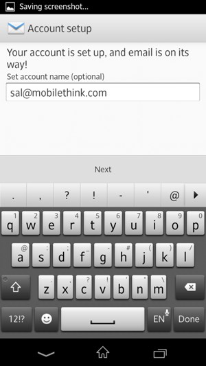 Give your account a name and select Next