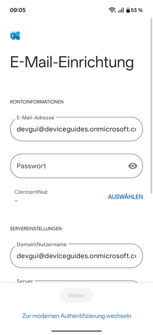 Geben Sie Ihre Passwort ein