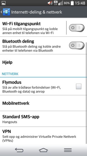 Velg Mobilnettverk