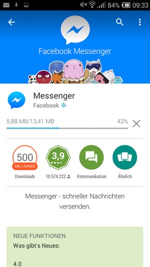 Warten Sie, bis der Installationsprozess  beendet ist