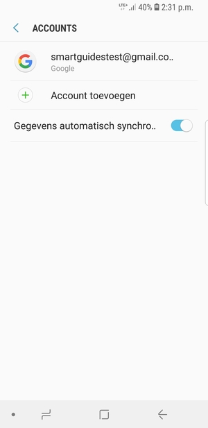 Selecteer Google