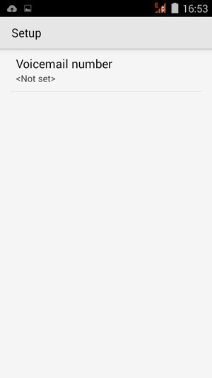 Select Voicemail number