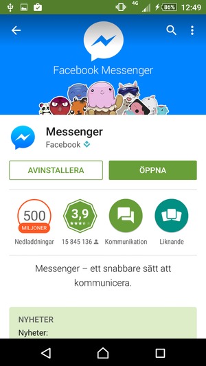 Välj ÖPPNA
