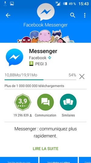 Veuillez attendre la fin de la procédure d'installation