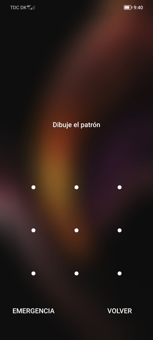 El teléfono ha sido asegurado con un bloqueo de pantalla.